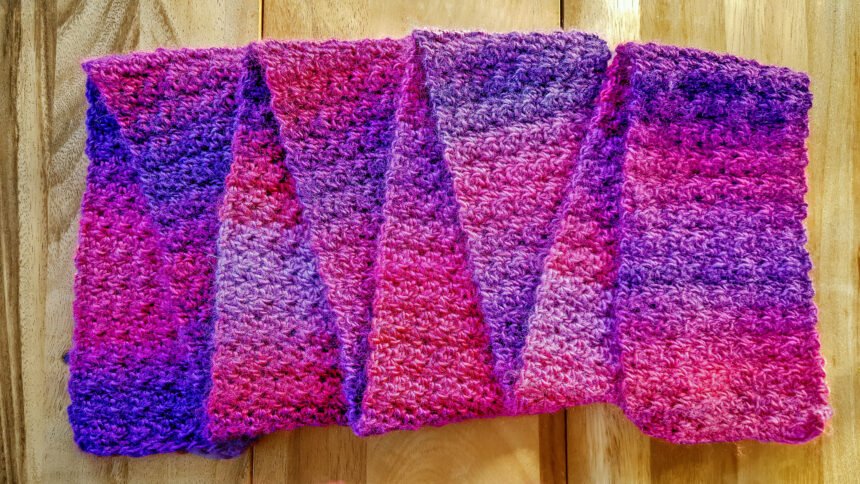 FS16_B Crochet Field Scarf Pattern