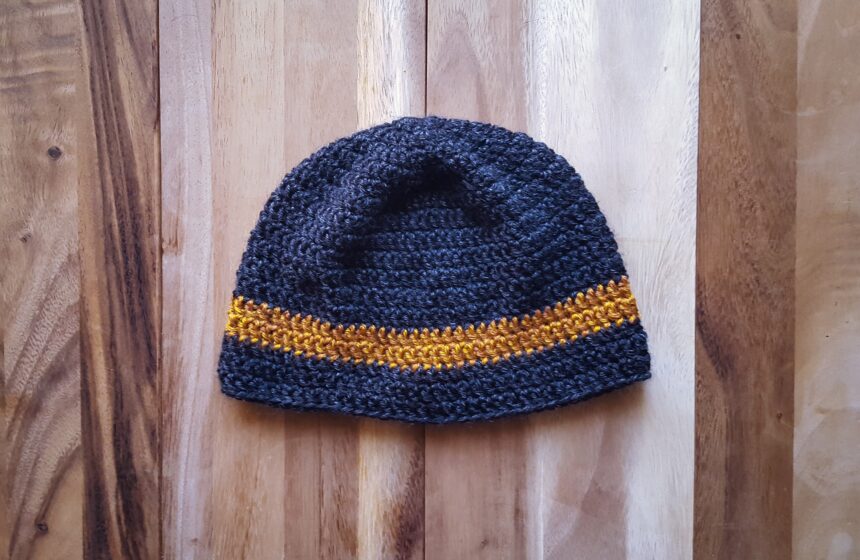 Simple Double Crochet Beanie Pattern